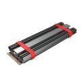 M.2 SSD Heatsink, Aluminum NVMe Radiator 2280 Solid State Drives Cooler With Silicone Thermal Pad For PS5 Laptop Desktop. 
