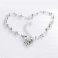 Heart & Flowers Anklet Foot Chain Boho Beach Beads Aolly Plum Blossom Anklets for Women Girl.