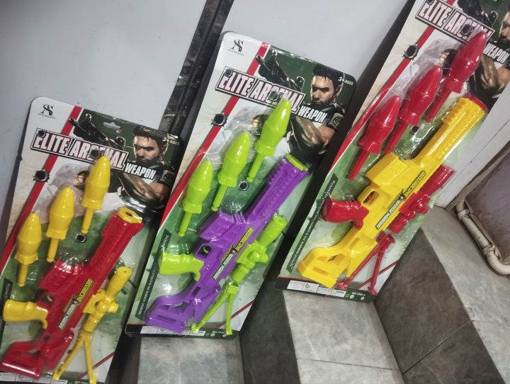 Elite Arcinal Rocket military model toy Gun  shoots Launches Bazooka Plastic Assemble Guns+Bullet pubg mobile Gift for boys