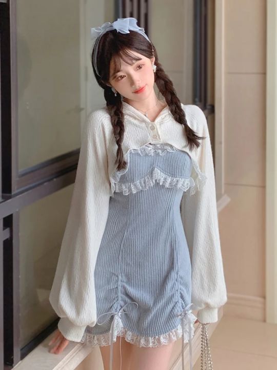 Lace%20Japanese%20Sweet%20Lolita%20Dress%20Women%20Bow%20Pink%20Kawaii%20Party%20Mini%20Dresses%20Female%20Blue%20Princess%20Korean%20Fashion%20Dresse%20Winter%202024%20-%20Image%206