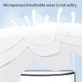 5/10PCS Summer Woman Upgrade Cotton Bra Liners Sweat Absorber, Rectangle Under Breast Breathable Sweat Pads for e Washable. 