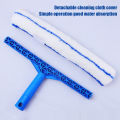 【F】1Pc/1Set 35CM Window Cleaning Combo Squeegee & Microfiber Window Washer Shower Squeegees Window Glass Wiper Cleaning Tool.