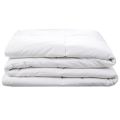 Lightweight Summer Comforter Cooling Blanket Soft Breathable Duvet Insert, Machine Washable, White. 