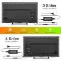 Ambient Android TV PC Dream Screen Color Sync 5V USB LED Strip Computer Monitor Backlight Addressable WS2812b LED Strip 1-5m Set. 