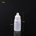 50pcs Dropper Bottles Squeezable Eye Drop Bottle Empty Plastic Liquid Eyedrops Vial 6ml/12m. 