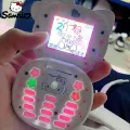 2023 Sanrio Hello Kitty Flip Phone Kawaii K688 Cartoon Kids Taiml Cute Mini Phone Birthday Fashion Girls Gifts Toys For Children. 