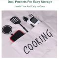 Waterproof Multicolor Kitchen Apron for Women | Oil-Proof Adjustable Cooking Apron with Pocket | Hand-Wiping Kitchen Apron. 