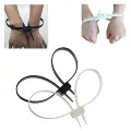 1Pc Plastic Police Handcuffs Double Flex Cuff Handcuffs Zip Tie Nylon Cable Ties. 