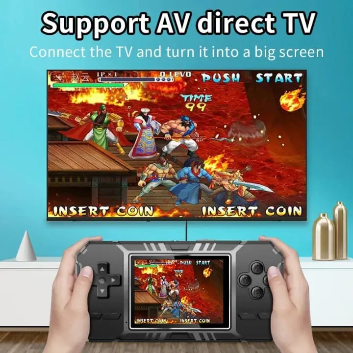 3 Inch Game Consoles 8 Bit Bulti-in 520 Classic Free Games Retro Game ...