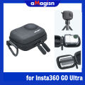 aMagisn Mini Camera Case for Camera & Cage,Hard Shell Storage Bag Shockproof Drop-resistant Carry Case for Insta360 GO Ultra. 