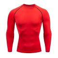 Men Compression Running T-shirt Fitness Tight Long Sleeve Sport Shirts Training Jogging Tops Gym Sportswear Dry Fit Rashgard.