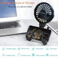 Baby Stroller Fan Hand Held Rechargeable USB Bladeless Small Folding Fans Mini Ventilator Silent Table Outdoor Cooler Neck Fan.
