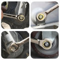 1Pc Universal Spanners, Golden Ratchet Wrenches,Torque UniversalSpanners For,Metric Hand Car Repair Tools. 