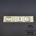 Logo Benz car rear C180. 