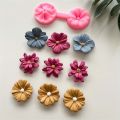 1 Piece of Flower Press Silicone Mold Polymer Clay micro Cutter Flower Rose Earring Pendant Production Polymer Clay Process Prod. 