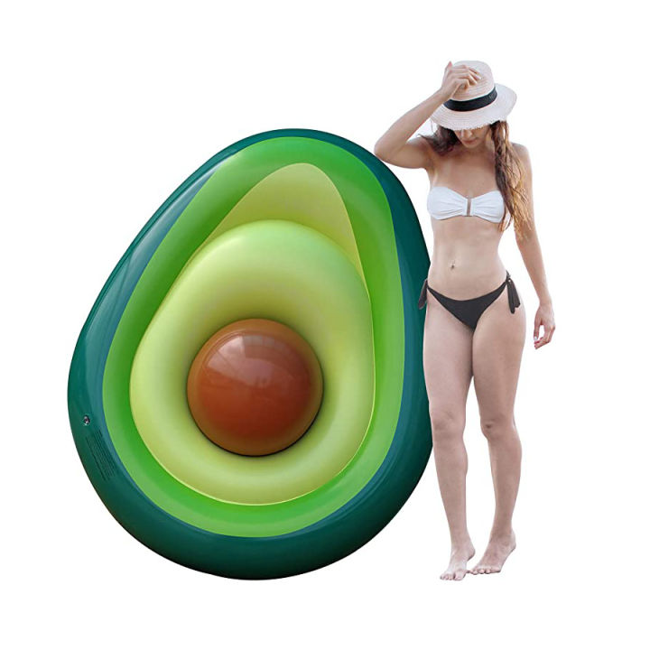 Water%20toys%20inflatable%20floating%20bed%20inflatable%20toy%20avocado%20%20floating%20row%20PVC%20beach%20ball%20water%20toy%20Avocado%20floating%20mat%20-%20Image%205