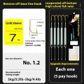 1pcs carp hook bighead carp reverse off-base line hook suspended off-bottom used in deep water. 