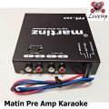 Matin 3 Band Car Preamplifier, Adjustable Microphone with Echo Function. Can Mix and Combine Music Sounds. Includes One Microphone.. 
