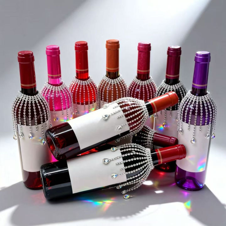 Crystal%20Fringe%20Bottle%20Cover,%20for%20Wedding,%20Birthday,%20Valentine's%20Day,%20Party%20Table%20Centerpieces,%20with%20Champagne,%20Sherry,%20Port%20Wine%20Bottle%20-%20Image%202