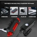 USB Rechargeable Bike Light Set Front Light with Taillight Easy to Install 3 Modes Bicycle Accessories for the Bicycle. 