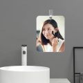 Acrylic Shower Mirror with Wall Hook Vanity Mirror Fogless Bathroom Mirror for Men Shaving Women Makeup Travel Portable Vanity. 