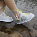Waterproof Shoe Cover Kids Shoes Protectors Rain Boots For Indoor Outdoor Rainy Reusable Quality Non-slip Children Shoe Cover. 