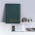 120 Pockets Coin Collection Book Coin Collection Holder Album Commemorative Coin Organizer Storage. 