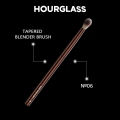 Hourglass Makeup Brush- No.6 Tapered Blender Brush Soft and Skin-friendly Fiber Hair Fashion Design Single Eye Brush. 