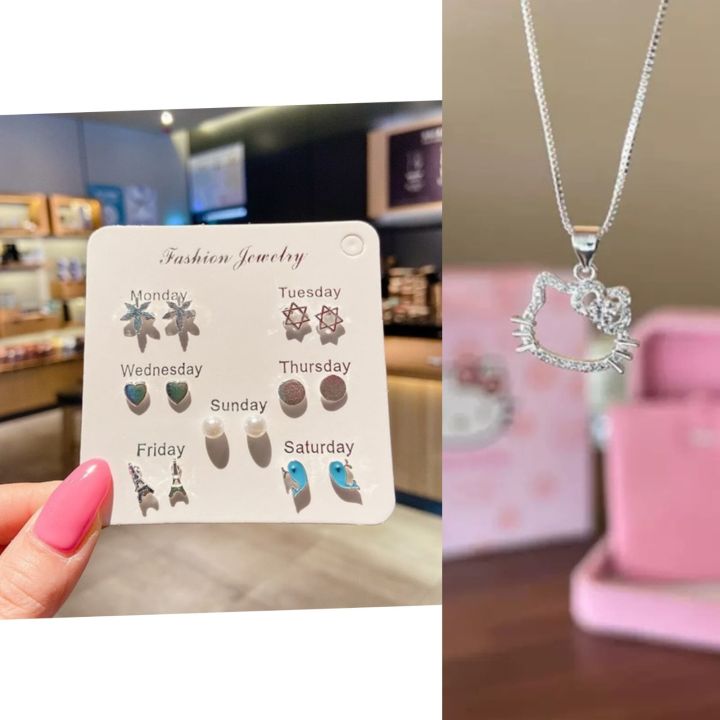Earrings%20Set%207%20Pairs%20-%207%20Days%20Earrings%20Set%20+%20Hello%20Kitty%20Necklace%20Combo%20-%20Image%202