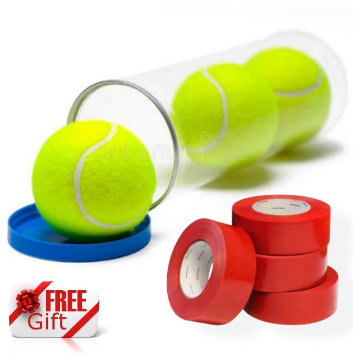 Tannis/Tennis ball-for cricket-pack of 6/Sports, Tape ball-of 12