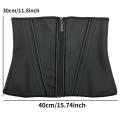 Women's Waist Trainer Belt, Abdominal Control Exercise, Slimming Shapewear with Zipper Hook, Casual Festival Wear, Body Shaper.