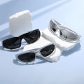 Popular Women's Sunglasses Punk Sunglasses Unique Oval Sun Glasses Men Goggle Shades Mirror Colorful Y2K Eyewear.