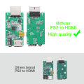 Bitfunx PS2 YPBPR to HDMI-compatible Adapter 3.5mm Audio Video Converter for SONY Playstation 2 PS2 PS3 Console. 