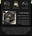OLEVS Classic Men's Watches Tourbillon Multi-function Full Automatic Men Watch High end Male Wristwatches. 