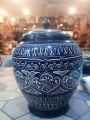 wooden naqshi work candy jar stylish. 