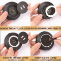 Car Music Rhythm Lamp Car Air Outlet Freshener D2 Vehicle-Mounted Color-Changing Audio Light App Control Music Atmosphere Light.