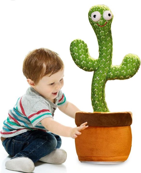 Talking & Dancing Cactus Mimicking Toy (USB CHARGING