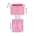 Toddler Toilet Toddler Potty Foldable Training Potty PP Portable Baby Toilet for Camping Travel Long Distance Driving. 