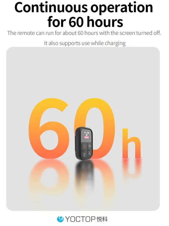 Action%20Camera%20Waterproof%20Bluetooth%20Remote%20Control%20for%20%20Action%206/4/5%20Pro/OSMO%20360X3/X4/X5Go3/Go3s/%20With%20LCD%20Screen%20Display%20-%20Image%205