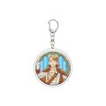 55MM Anime Hetalia: Axis Powers Keychain Feliciano Vargas/Ludwig Beilschmidt Key Chain Acrylic Model Plate Christmas Gifts. 