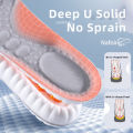 Sport Insoles Full for Feet PU air cushion Sole Soft Breathable Shock Absorption Running Shoes Pad for Arch Support Insole.