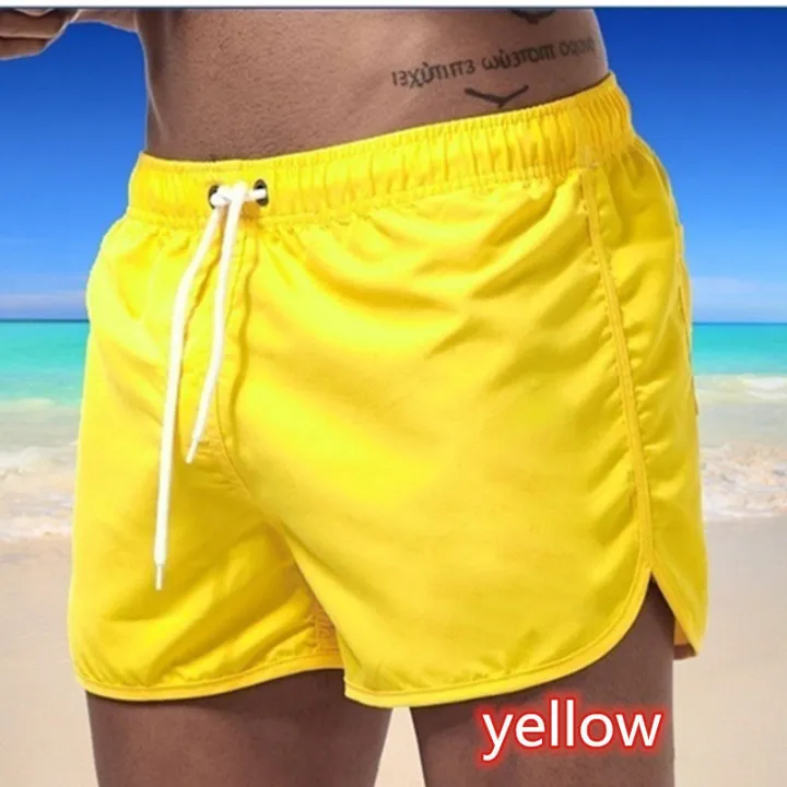 2024%20Summer%20New%20Men's%20Shorts%20Beach%20Swimming%20Surfing%20Fast%20Drying%20Breathable%20Leisure%20Slow%20Running%20Fitness%20Loose%20Sports%20Shorts%20-%20Image%204
