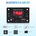 Bluetooth 5.0 MP3 WMA Decoder Board DC 12V Wireless Car Audio USB TF FM Radio Module Color Screen MP3 Player with Remote Control. 