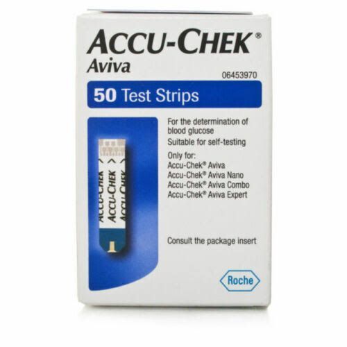 Accu-Chek Aviva Test Strips - 50 pes