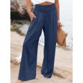 Plus Size New Women's Casual Pants with Casual Style Cotton Hemp Comfortable Mid Waist Pants for Women. 