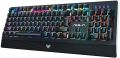 AULA S2018 RGB Mechanical Gaming Keyboard, with Removable Wrist Rest, Customize RGB Backlight, 104-Keys Anti-Gghosting Programmable Wired Keyboards for PC Laptop, Desktop Computer Games (Blue Switch). 