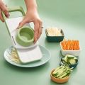 Kitchen 5-In-1 Multifunctional Vegetable Slicer Cutter Potato Shredders Garlic Carrot Grater Chopper. 