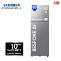 SAMSUNG RT45DG6A2BSLHL 419 Litres Bespoke Double Door AI WiFI Refrigerator. 