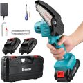 mini chainsaw Seesii Mini Chainsaw 6-inch Mini Chainsaw Cordless Tool Set 2×21V battery. 