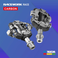 Mountain bike cleats carbon racework pedals X-M8100. 